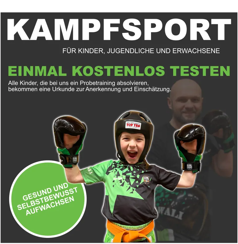 Probetraining Kontakt Kampfsport